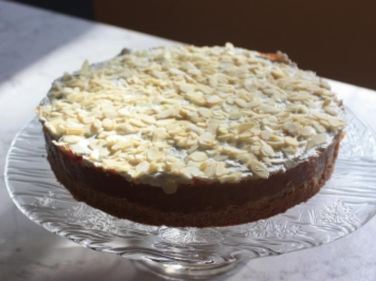Apfel Wein Torte - einfach - 183 kcal/100g