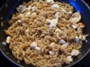 Kochen: Gebratene Nudeln mit Hähnchenbrust - Rezept