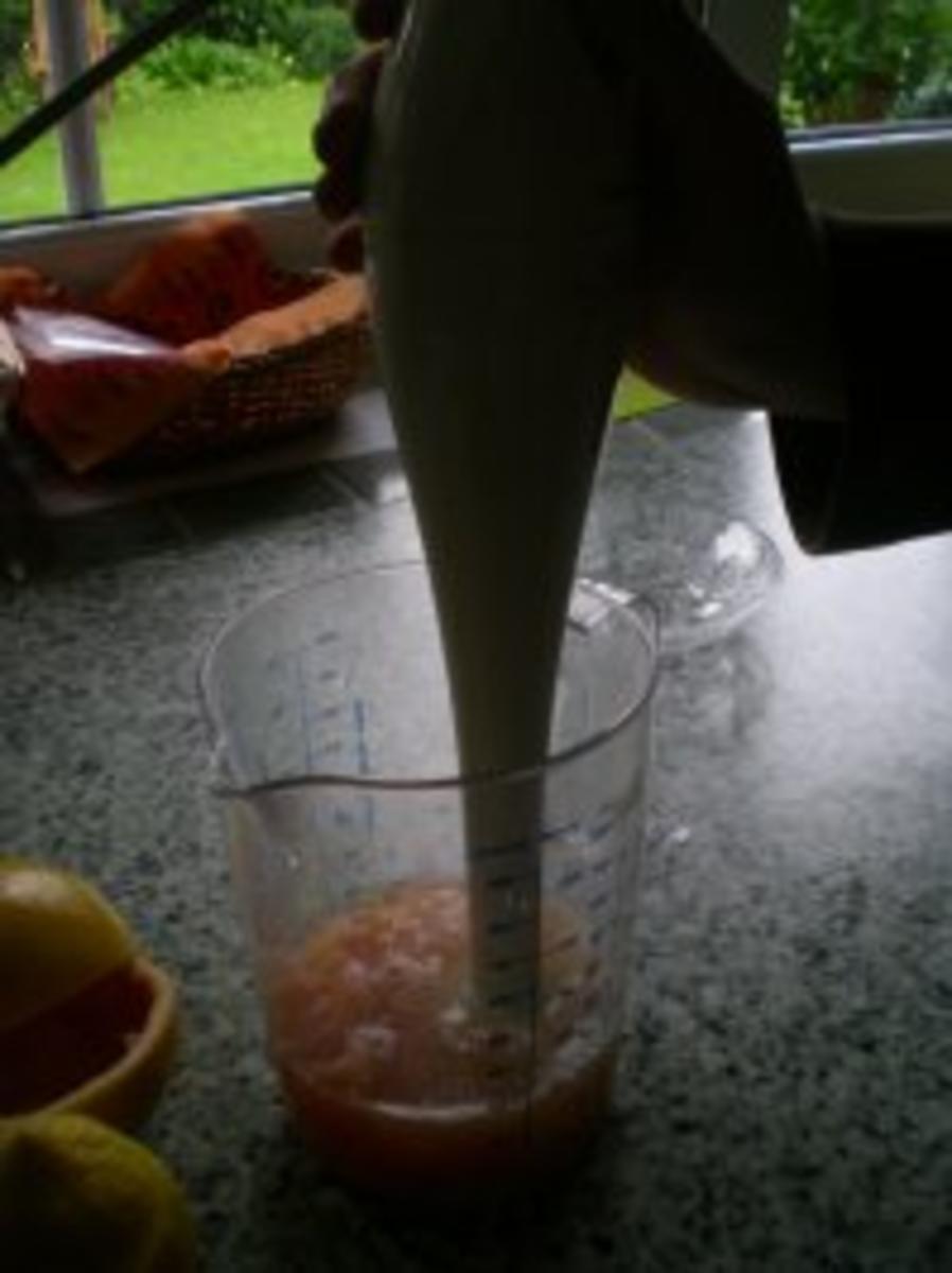 Eis: Grapefruit-Zitronen Eiscreme - Rezept - Bild Nr. 4