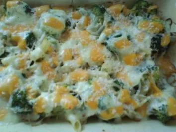 Rezept: Brokkoli-Nudelauflauf Bild Nr. 2 Brokkoli-Nudelauflauf - Rezept - Bild Nr. 2