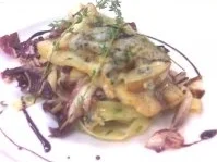 Tilapiafilet mit Birne und Gorgonzola gratiniert - Rezept - Bild Nr. 2