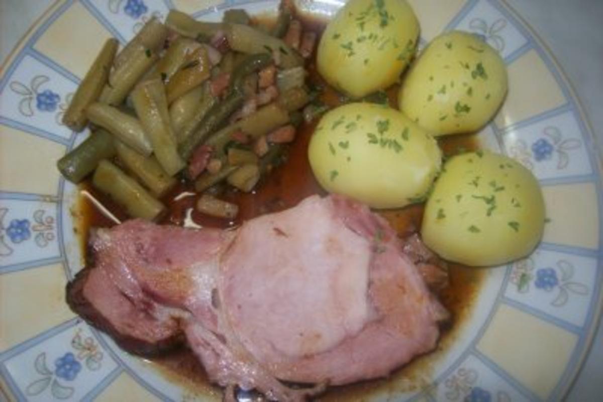 Kassler - Schweinenacken - Schmorbraten - Rezept