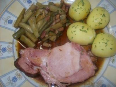 Kassler - Schweinenacken - Schmorbraten - Rezept