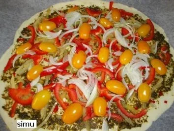 Pizza aus dem Garten - Rezept - Bild Nr. 9