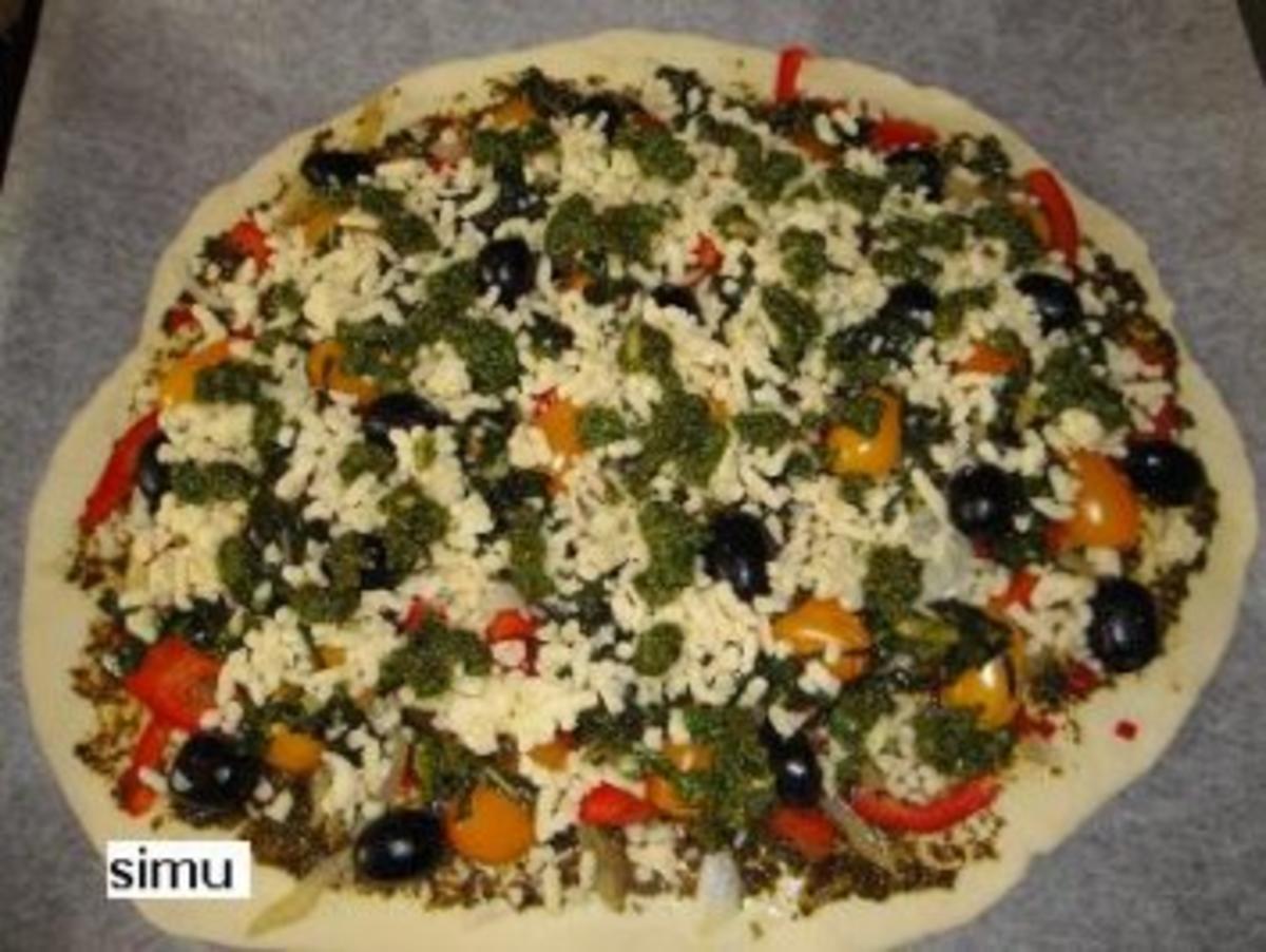 Pizza aus dem Garten - Rezept - Bild Nr. 11