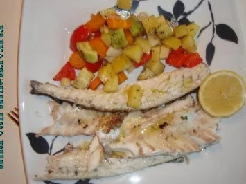 Rezept: Fischgerichte: Wolfsbarsch gebraten Fischgerichte: Wolfsbarsch gebraten - Rezept