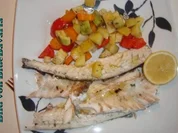 Fischgerichte: Wolfsbarsch gebraten - Rezept