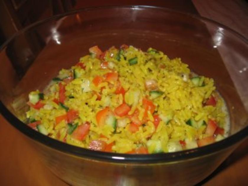 Schneller Curry-Reis-Salat - Rezept mit Bild - kochbar.de