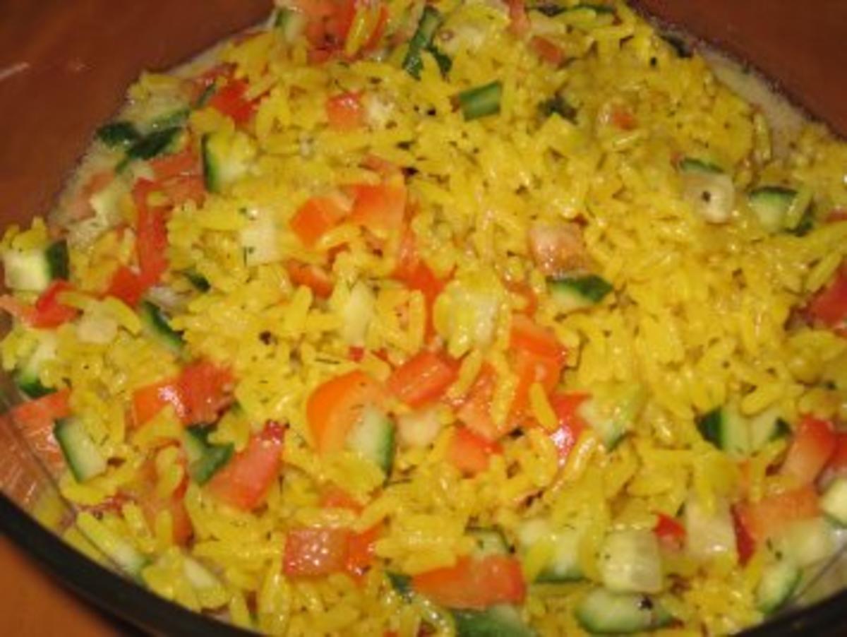 Schneller Curry-Reis-Salat - Rezept