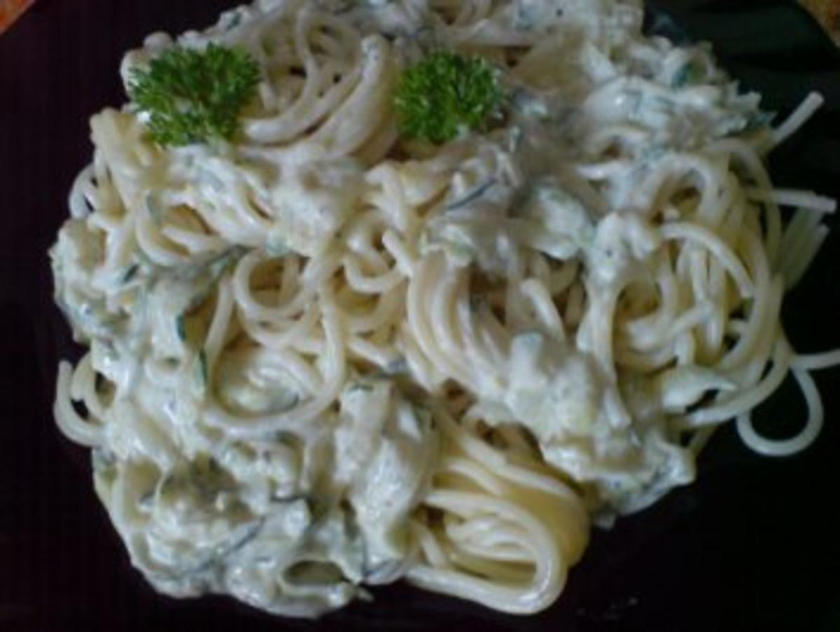 Spaghetti mit leichter Zucchinisoße - Rezept - Bild Nr. 2