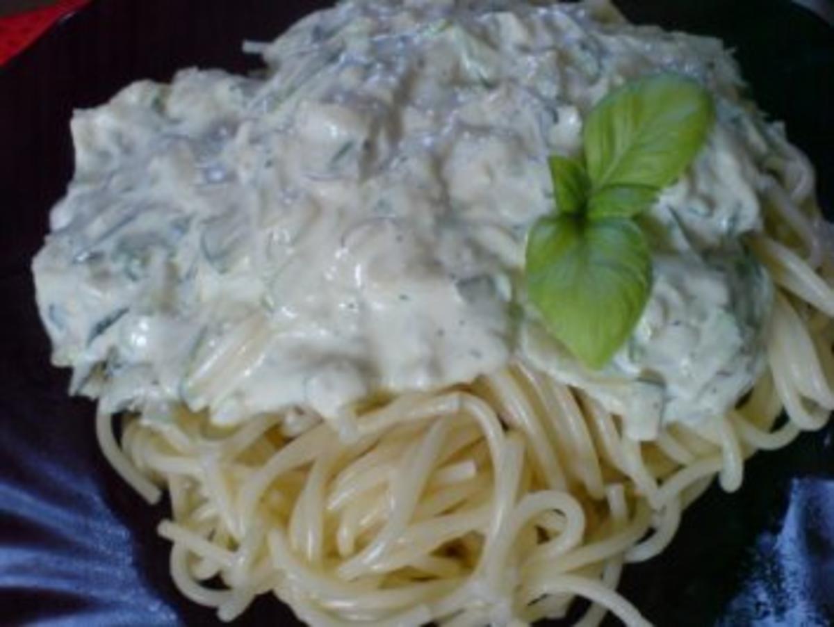Spaghetti mit leichter Zucchinisoße - Rezept - Bild Nr. 12