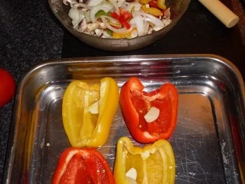 Paprika - Pasta  mit  Schweinesteak - Rezept - Bild Nr. 2