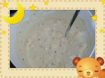 Rezept: Apfel-Griess-Auflauf Bild Nr. 2 Apfel-Griess-Auflauf - Rezept - Bild Nr. 2