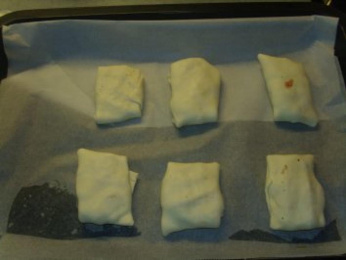 Pikante Kuchen: Blätterteigpäckchen mit Hackfleisch - Rezept - Bild Nr. 5