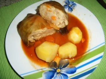 Kohlrouladen mit einer anderen Füllung - Rezept