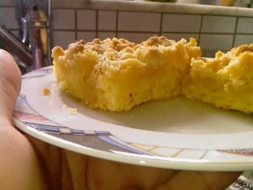 Saftiger Apfel- Blechkuchen - Rezept