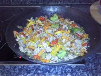 Putenhackpfanne Asia Style - Rezept - Bild Nr. 3