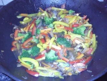 Putenhackpfanne Asia Style - Rezept