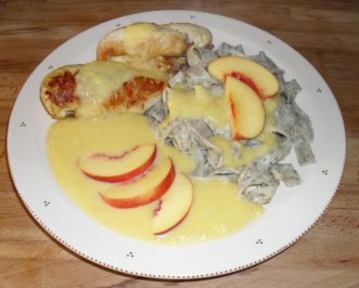 Hähnchenbrust in Mango - Pfirsich - Sauce - Rezept - kochbar.de