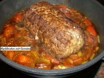 Rezept: Fleisch: HACKBRATEN Bild Nr. 2 Fleisch: HACKBRATEN - Rezept - Bild Nr. 2