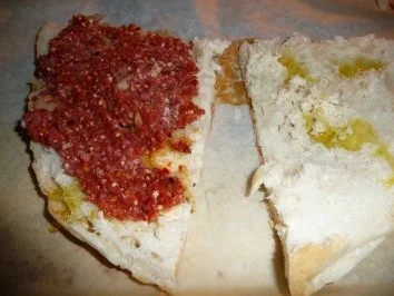 Rezept: Ratz-Fatz-Easy-Pisi-Pizza Bild Nr. 3 Ratz-Fatz-Easy-Pisi-Pizza - Rezept - Bild Nr. 3