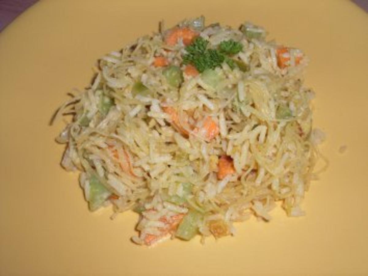 Glasnudel-Reis-Salat - Rezept von Frechenase