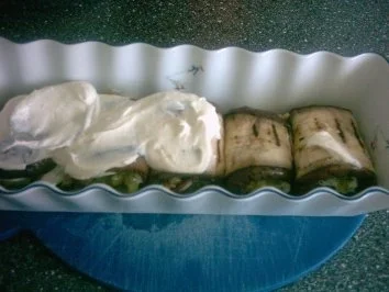 Auberginenröllchen überbacken - Rezept - Bild Nr. 5