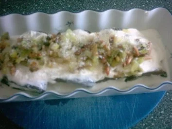 Auberginenröllchen überbacken - Rezept