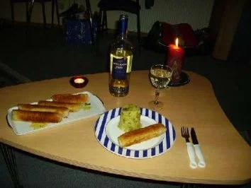 Rezept: Panierte G´schwollene Panierte G´schwollene - Rezept