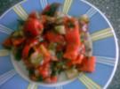 SALAT - geröstete Paprika und gebratene Aubergine - Rezept