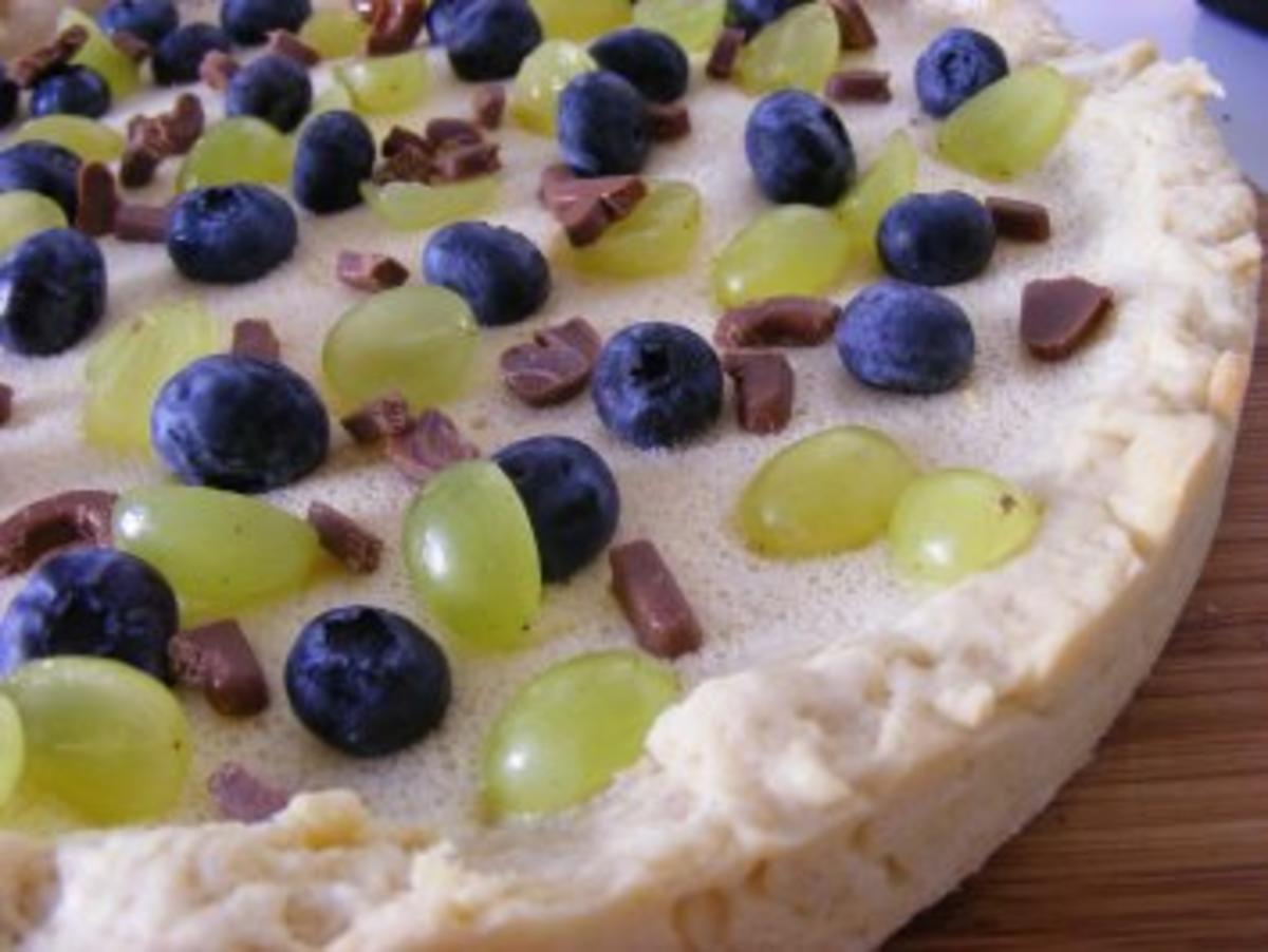 Bilder für Orangen-Tarte mit Mandel-Mürbeteig - Rezept