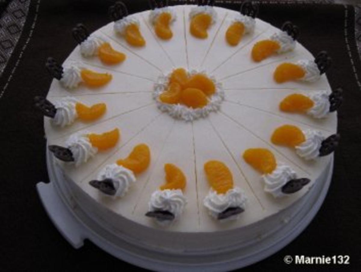 Quarksahnetorte mit Mandarinen - Rezept - kochbar.de