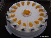 Quarksahnetorte mit Mandarinen - Rezept