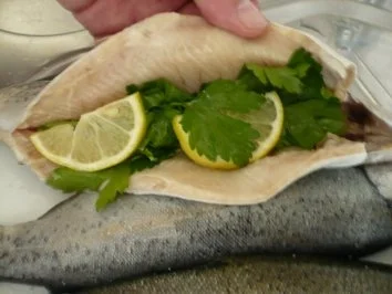 Forelle im Speckmantel - Rezept - Bild Nr. 5