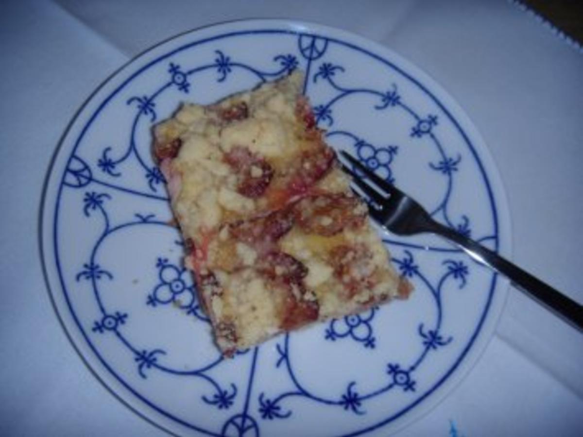 Pflaumen Streusel Kuchen - einfach - 203 kcal/100g