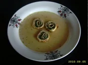 Suppeneinlage Pfannkuchenschnecken - Rezept