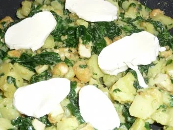 Kartoffelreste "aufgepeppt".... - Rezept - Bild Nr. 2