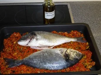 Gedünstete Dorade auf Safran-Linsenbett - Rezept - Bild Nr. 7