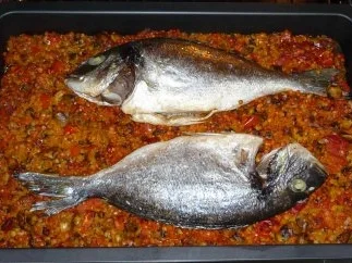 Gedünstete Dorade auf Safran-Linsenbett - Rezept - Bild Nr. 8