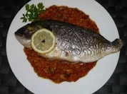 Gedünstete Dorade auf Safran-Linsenbett - Rezept