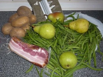 Rezept: Birnen, Bohnen und Speck Bild Nr. 5 Birnen, Bohnen und Speck - Rezept - Bild Nr. 5