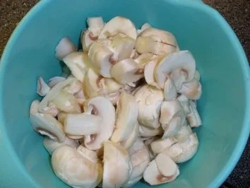 Hähnchenlebern in Rotweinsauce - Rezept - Bild Nr. 4