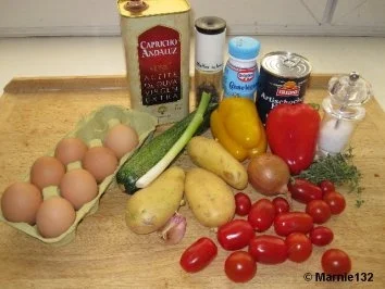 Sommer-Tortilla (Tapas) - Rezept - Bild Nr. 2