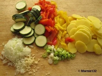 Sommer-Tortilla (Tapas) - Rezept - Bild Nr. 3