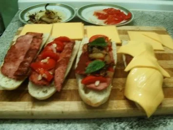 Baguette lecker belegt - Rezept - Bild Nr. 5