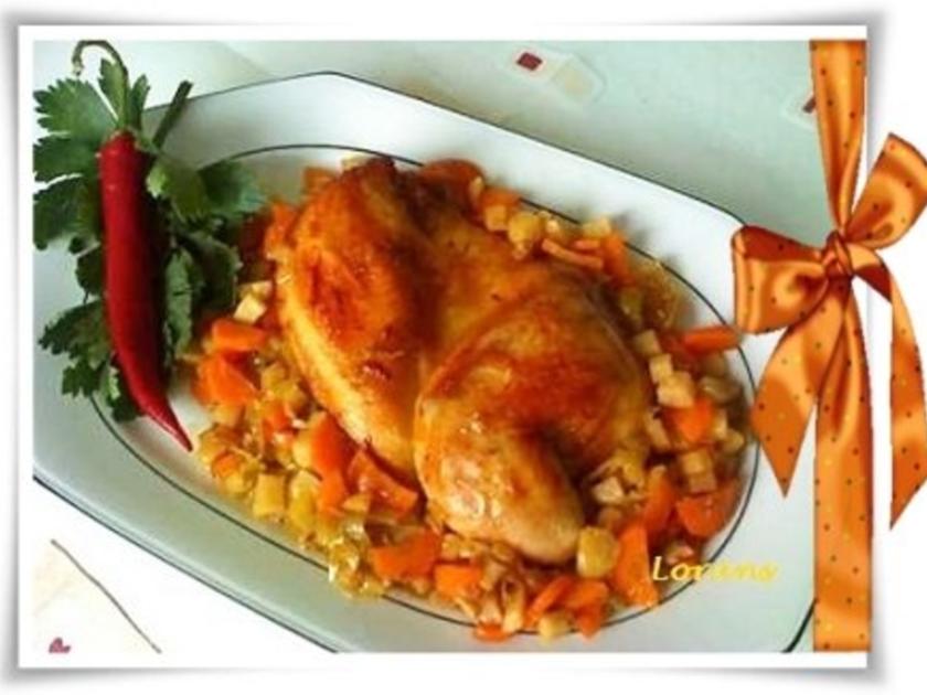 Hähnchen auf Gemüsebett - einfach - von 2010Herford