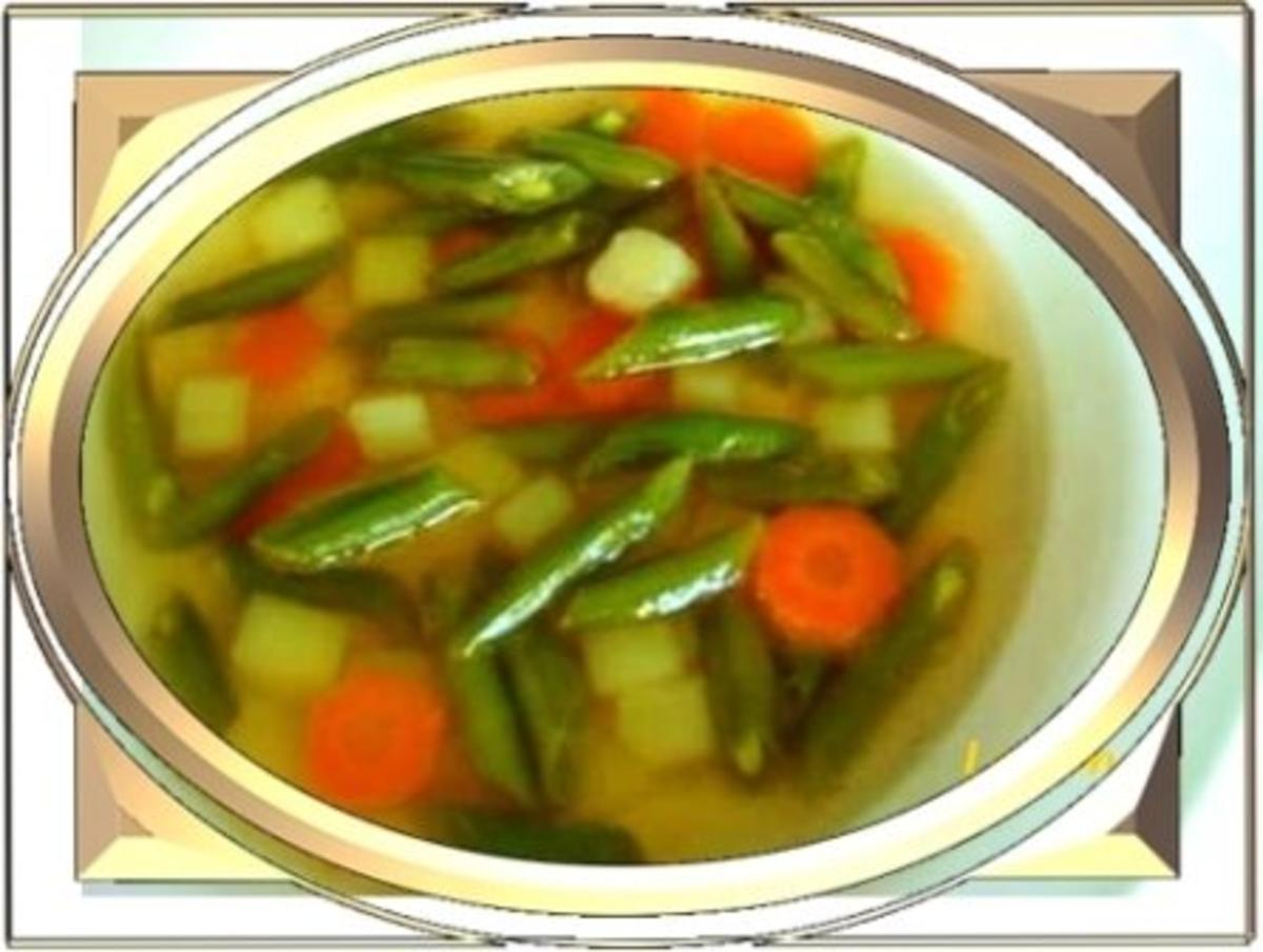 Schnittbohnen Suppe - Rezept