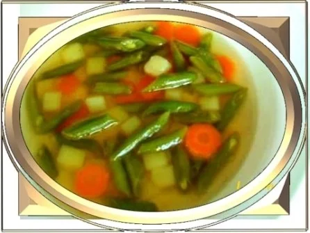Schnittbohnen Suppe - Rezept