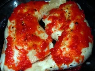 Chili-Hähnchenschenkel auf Rahmpaprika - Rezept - Bild Nr. 4