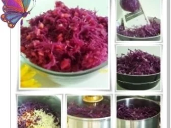Blaukraut mit Apfel und Bauchspeck - Rezept - Bild Nr. 4